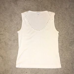 Dress barn white tank top
